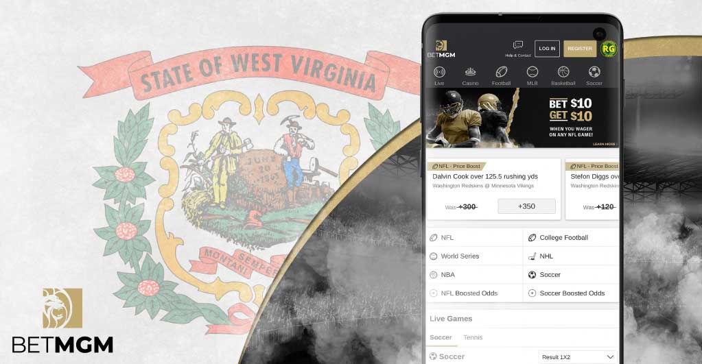 BetMGM Enters West Virginia With Online BetMGM Casino